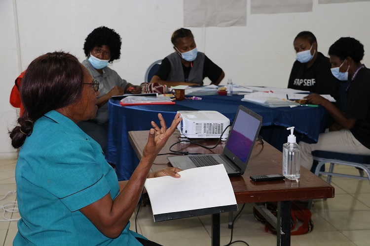 Case Finding Officers Complete HIV Counselling Training Papua New